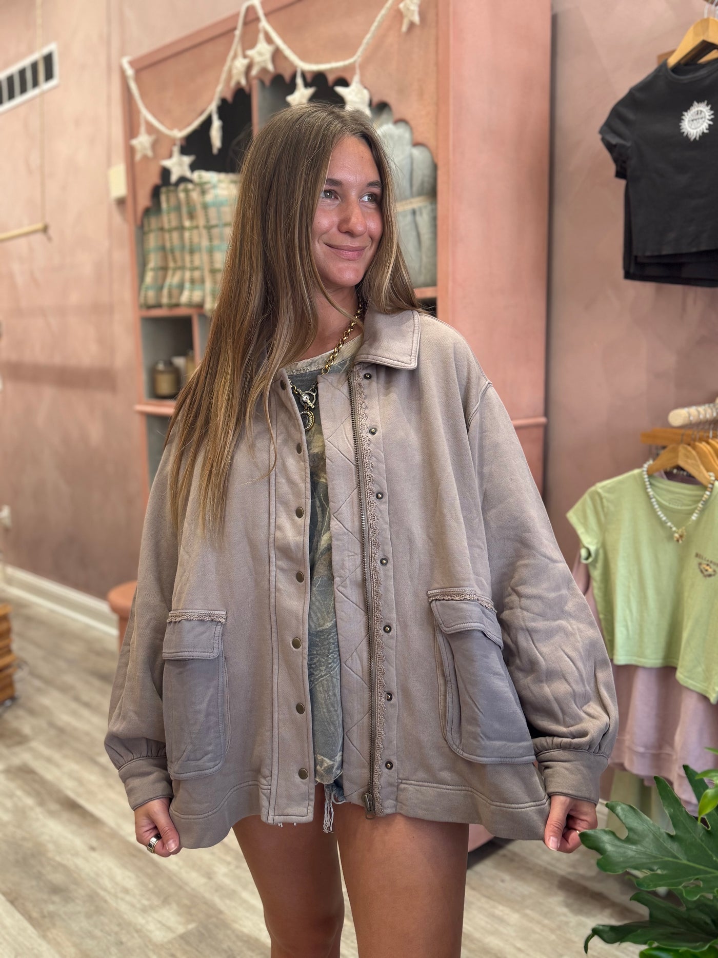 Free People Alexa Sweatshirt / Dusted Cocoa