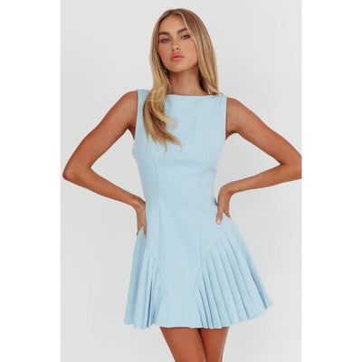 Blue Sea Mini Dress