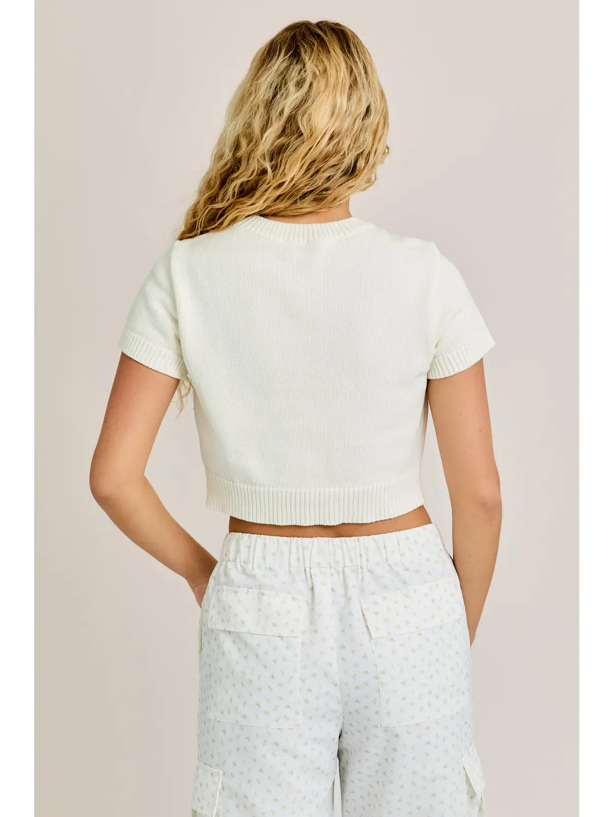 Teddy Sweater Top