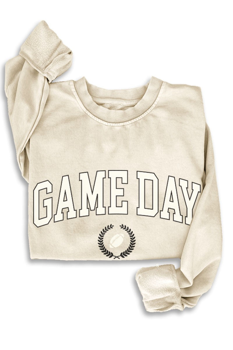 Game Day Sweatshirt / Mineral Oatmeal