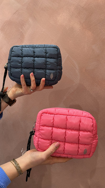 Free People Quilted Mini Case / Bubblegum