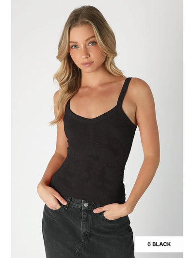 Lace V-Neck Tank