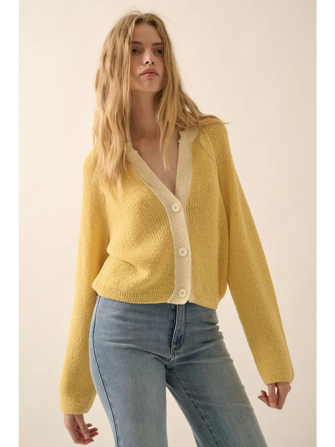 Golden Hour Ribbed Cardigan