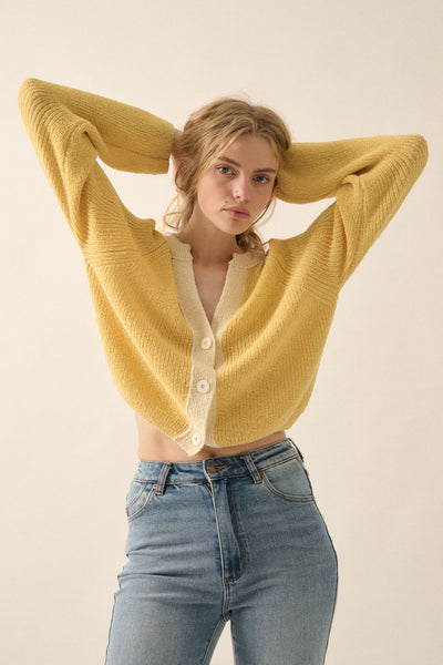 Golden Hour Ribbed Cardigan