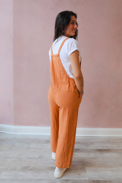Pacific Time Jumpsuit / Toffee
