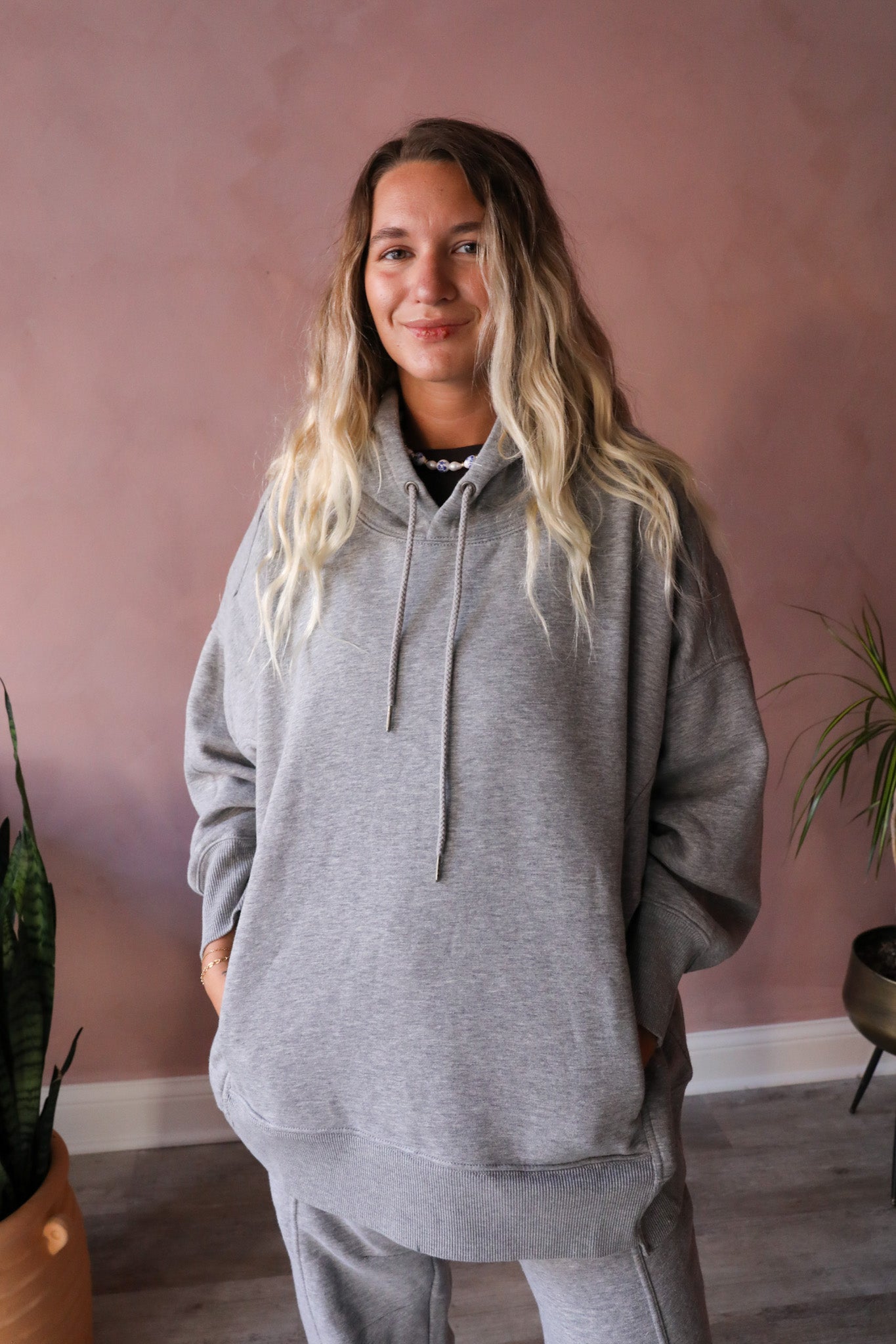FP Movement Sprint To The Finish Hoodie / Heather Grey