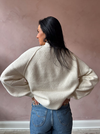 Free People Sunbeam Sweater / Coconut Milk