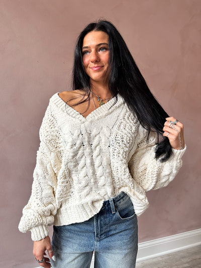 Aspen Sweater / Cream