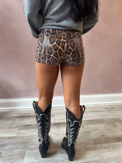 Leopard Shorties