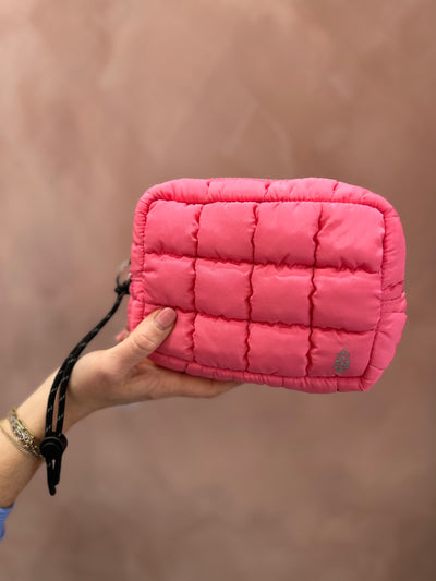 Free People Quilted Mini Case / Bubblegum