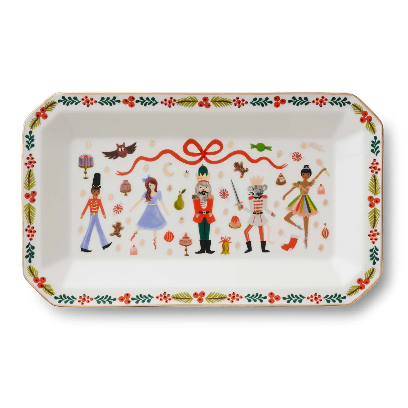 Nutcracker Large Porcelain Catchall Tray