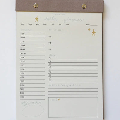 Daily Planner Notepad