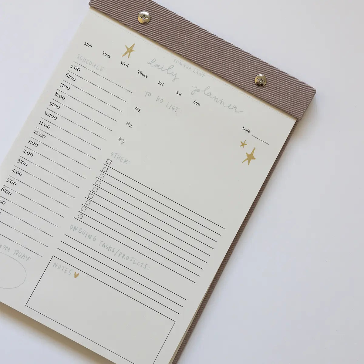 Daily Planner Notepad