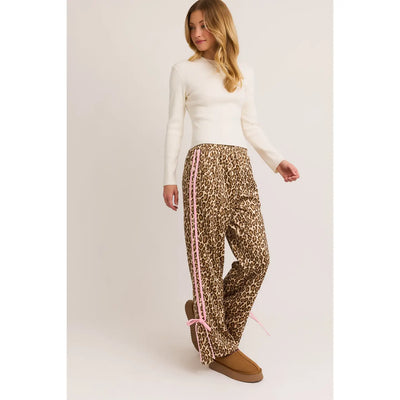 Evelyn Track Pant / Animal Print