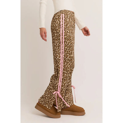 Evelyn Track Pant / Animal Print