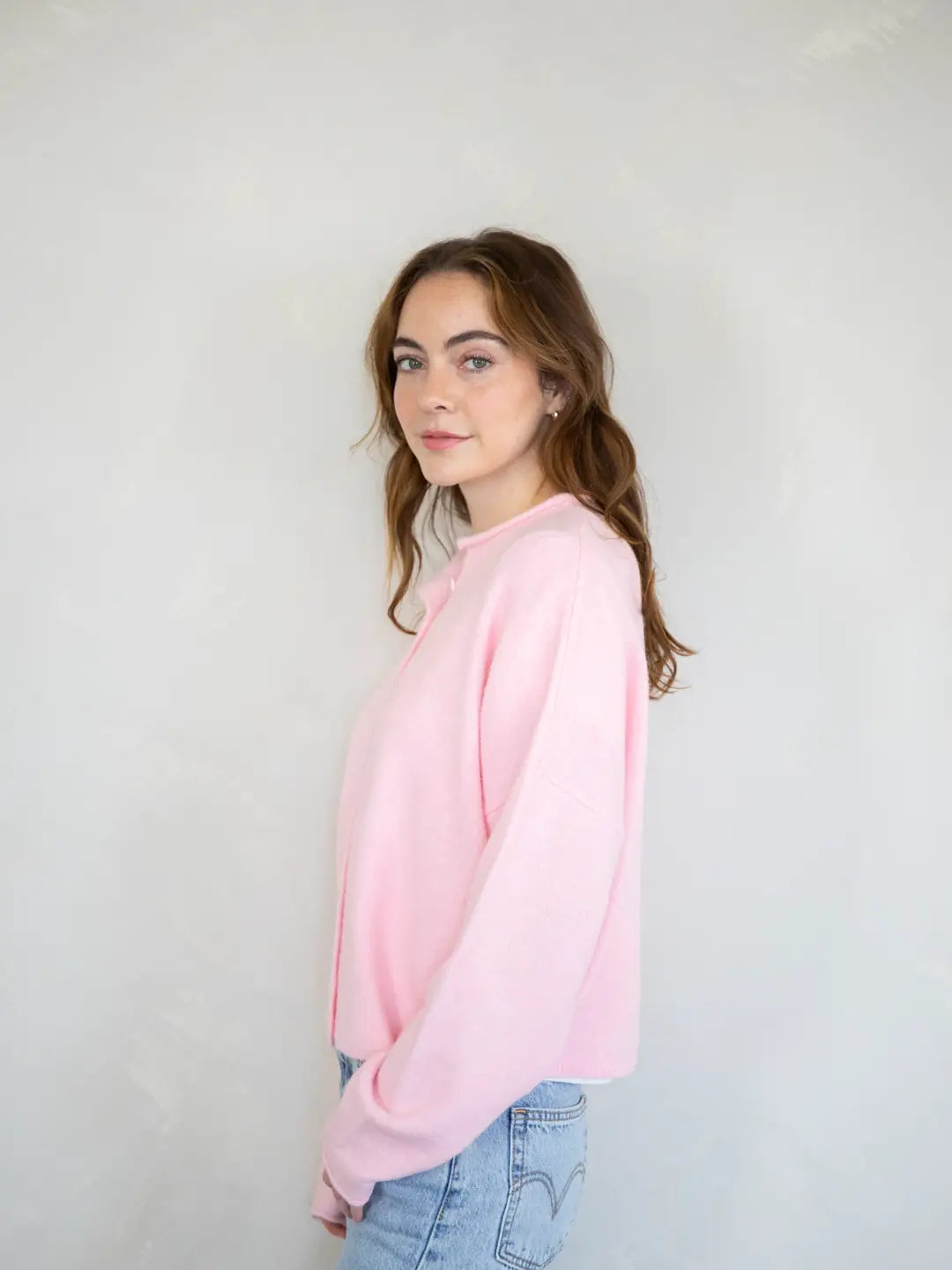 Sophia Cardigan / Baby Pink