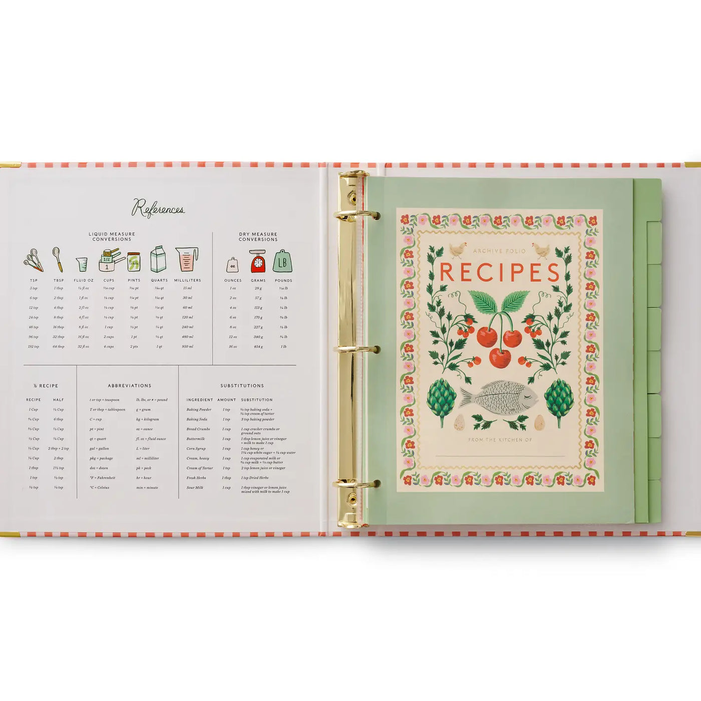 Cherry Farm Recipe Binder