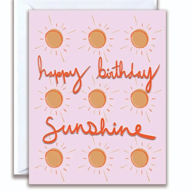 Birthday Sunshine, Birthday Card