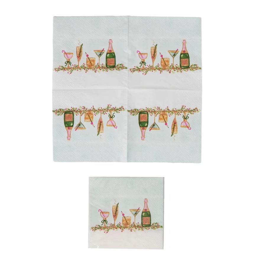 Holiday Cocktail Napkins