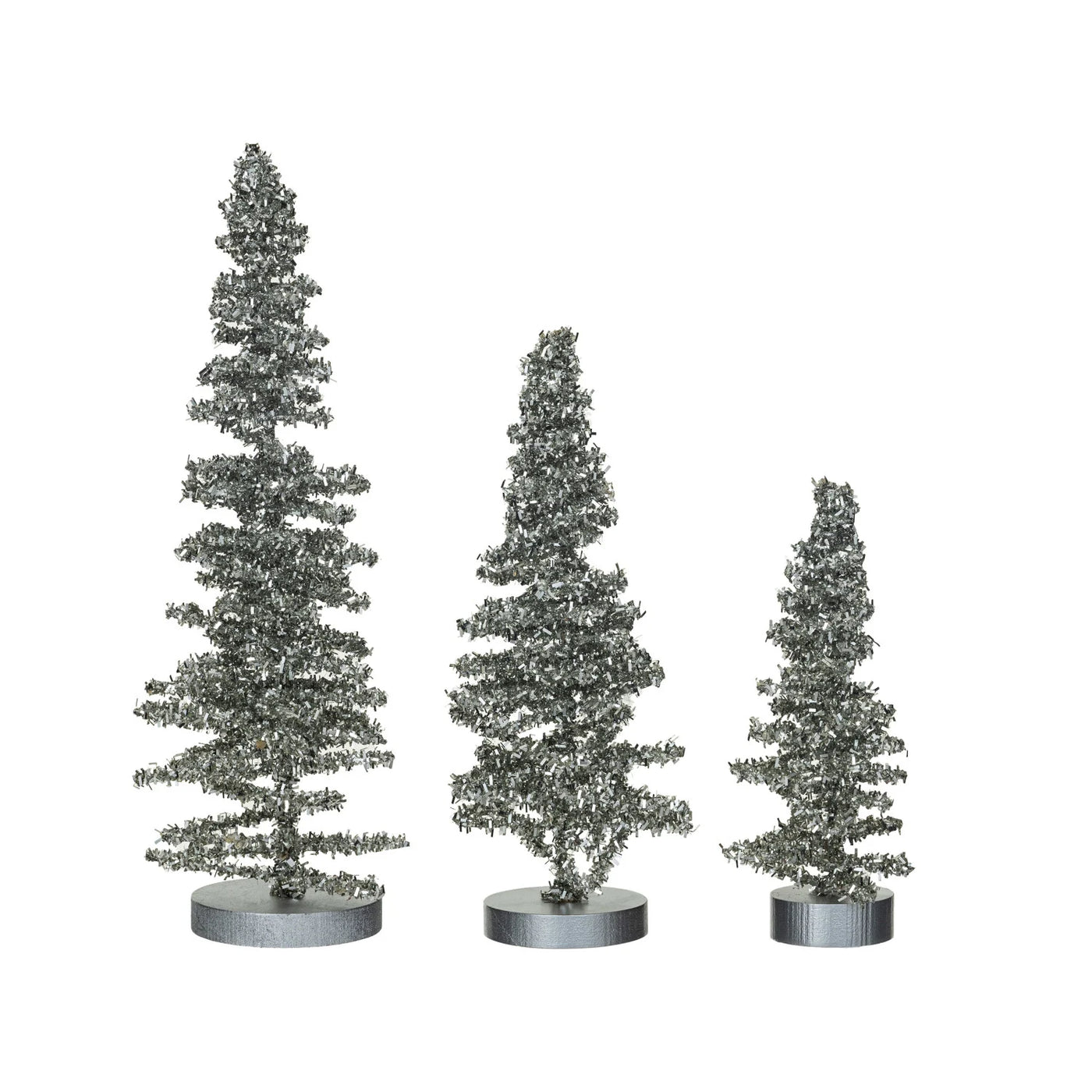 Tinsel Silver Trees